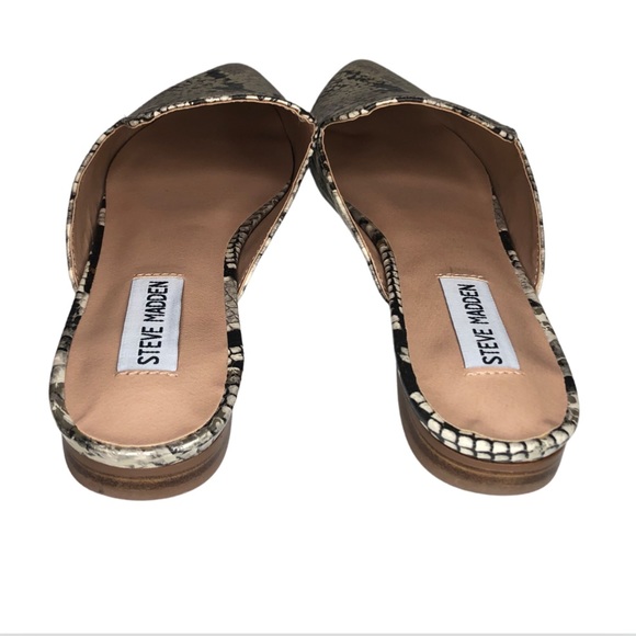 Steve Madden Snakeskin Slip On Flats size 8 - Picture 4 of 5